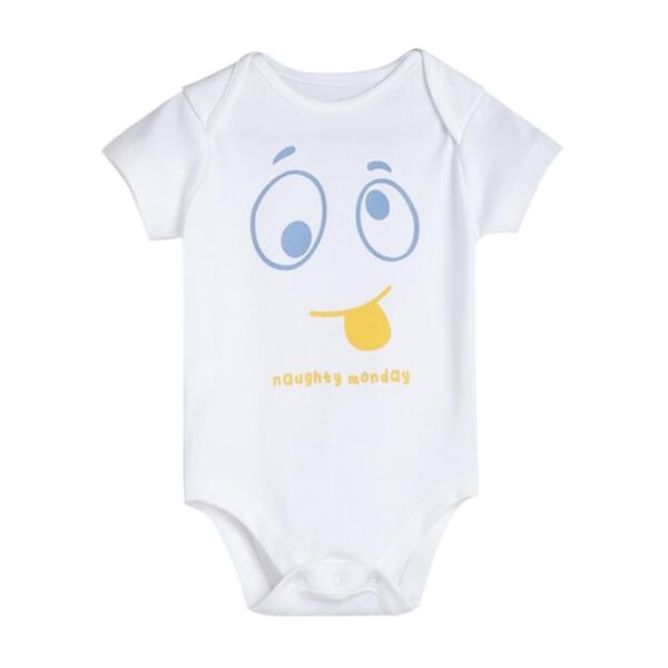 Boys and Girls Cotton Bodysuit - Pack of 5 Printed in Multi Color