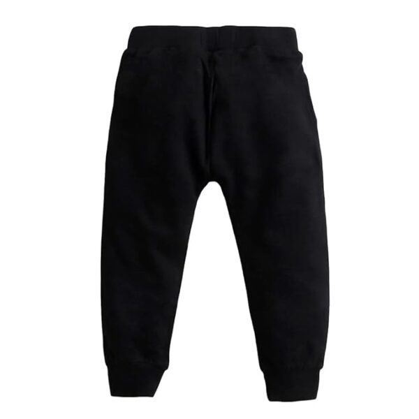 Boys Cotton Text Print Sweatshirt and Joggers Set in Pink Color
