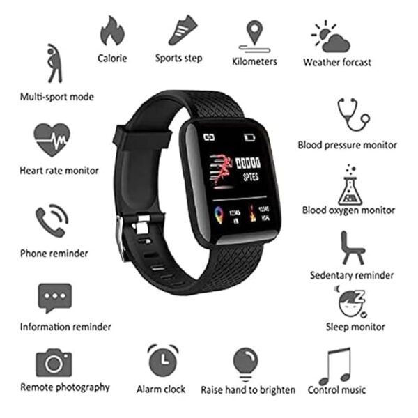 mi D20 Y68 App|e Smart Watch for Kids Boys 10-12 Year Old, Men, Girls, Women Id116 Plus 2024 Latest Brand for Android