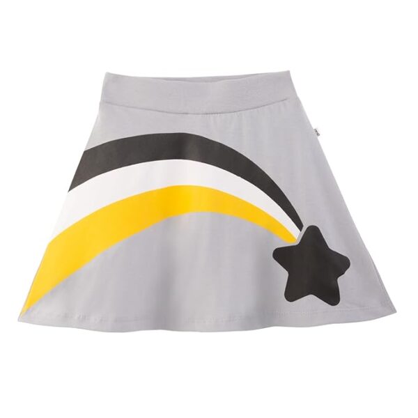 YouGotPlanB Girl's Above Knee Printed Skater Skirt with Attached Inner Shorts (Mix3b) | 100% Cotton | Soft & Breathable Fabric | No-Mark Elastic | Casual Wear | Pack of 3