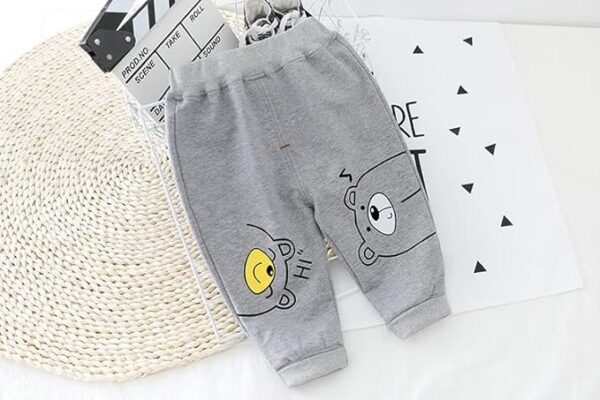 Unisex Child's Cotton Full Sleeves Sweatshirt With Pant Set