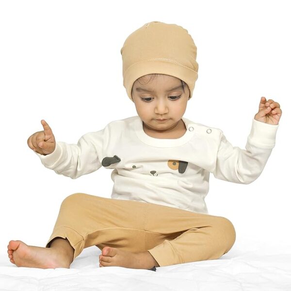 Cotton Clothing Sets for Boys & Girls  Full Sleeve T-Shirt Pant & Cap