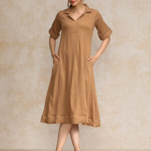 Elegant A-Line Maxi Dress for Women