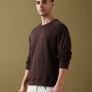 Premium Oversized Crew-Neck Cotton T-Shirt for Men