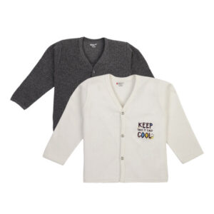 Boys Printed Cotton Thermal Tops – Pack of 2 (Warm Winter Innerwear)