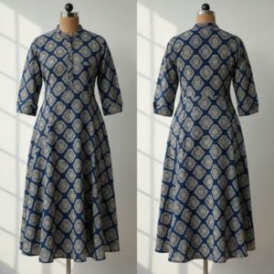 Women’s Ethnic Printed Flared Kurti