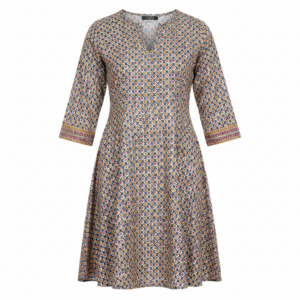 Women’s Geometric Print Flared Kurti