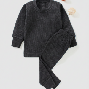 nfants Striped Thermal Set – Warm Winter Innerwear (Top & Bottom)