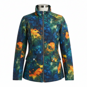 Women’s Multicolor Splash Print Jacket