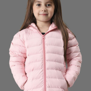 Girls Lightweight Hooded Puffer Jacket – Warm & Stylish Winter Wear