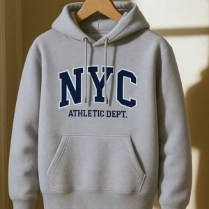 Men’s Regular Fit Typographic Print Casual Hoodie