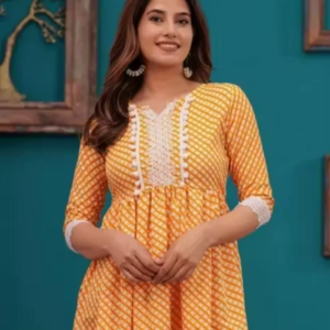 Trendy Rayon Printed Long Top for Women – Daily Wear & Partywear