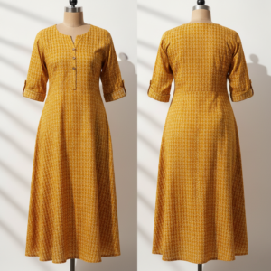 Women’s Ethnic Printed Flared Kurti