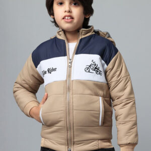 Boys Mustard Hooded Winter Puffer Jacket – Warm & Lightweight