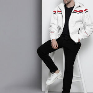 Men’s White Sporty Lightweight Jacket