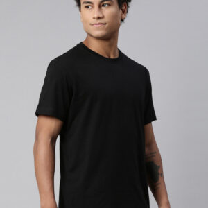 Men Soft Pure Cotton Round Neck Half Sleeve T-Shirt