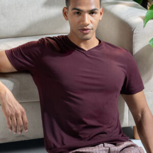 Breeze Ultralight V-Neck Solid T-Shirt