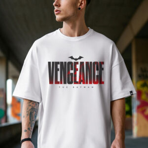 Men White Typography Printed Oversized T-Shirt