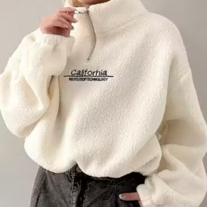 Women Winter Wear Woolen Pullover Sweatshirt (Regular Fit)