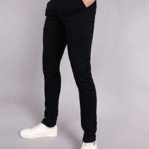 Men’s Black Slim Fit Stretchable Mid-Rise Jeans