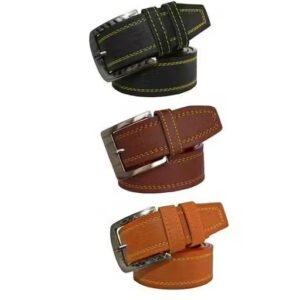 Men’s Classic Casual Belt – Stylish & Durable (3 in one set)