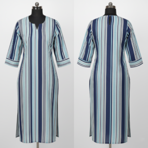 Women’s Striped Straight Kurti