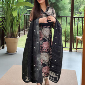 Trendy Printed Viscose Rayon Kurta Set for Women