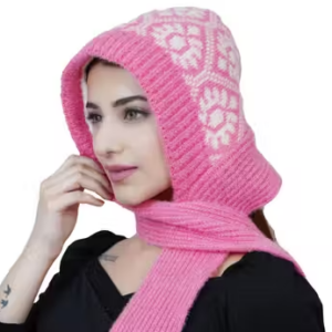 Women’s Knitted Woolen Scarf – Winter Wear (Free Size)