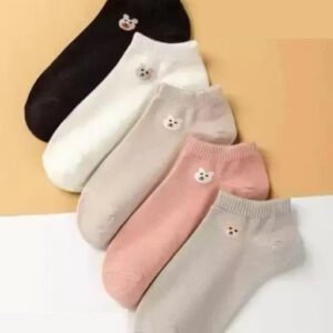 Multicolor Ankle Socks for Women & Girls – Pack of 3