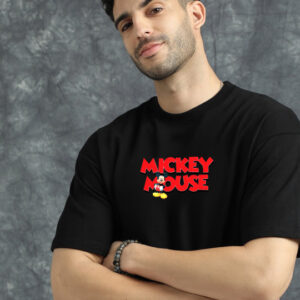 Men Mickey Mouse Printed T-Shirt