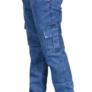 Men’s Denim Cargo Jogger Pants – Stylish and Comfortable Casual Wear