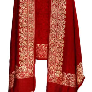 Women’s Woolen Self-Design Shawl – Elegant Traditional Wrap