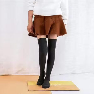 Women’s Woolen Thigh-High Thermal Socks – Warm Winter Wear (Free Size)